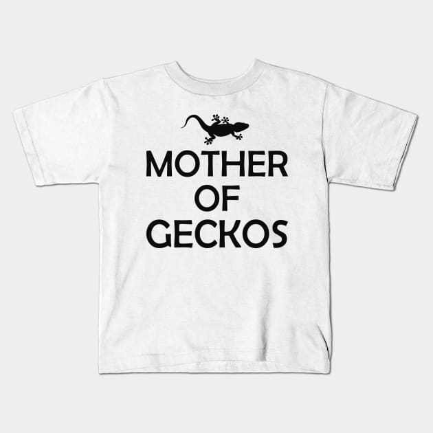 Gecko - Mother of geckos Kids T-Shirt by KC Happy Shop